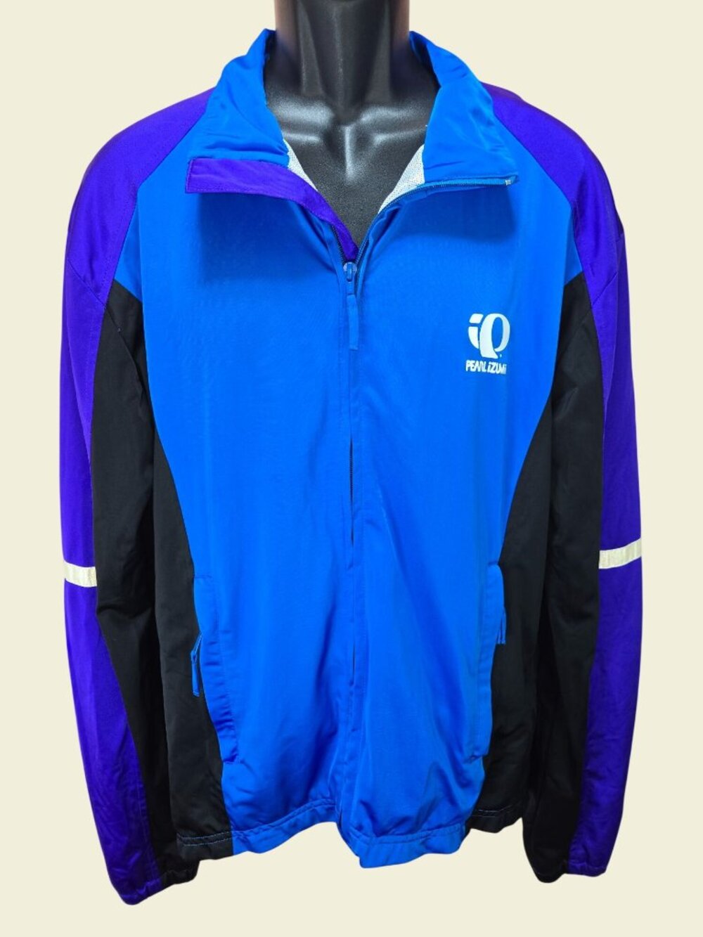 Pearl Izumi Men's Technical Wear Blue Full-Zip Jacket Large